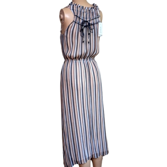 Derek 10 Lam Crosby Sleeveless Silk Dress Size 0 - Picture 3 of 15